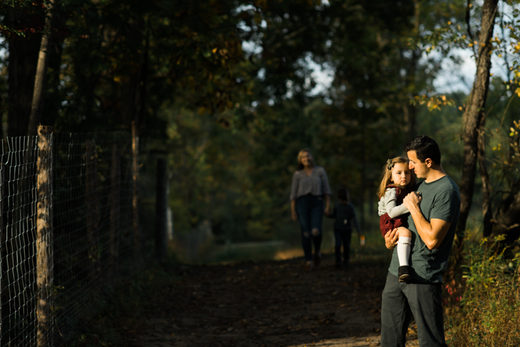 Fall is in full swing here in NJ, my first Fall Family session with Anna and Adam at their Farm House in Hackettstown NJ. Anna and Adam recently purchased their dream farm house on a 4 acres of land. This family of four now has chickens, ducks, birds, cats, a dog, sheep and plans to add many more to the list in the future. I had the honor of visiting Anna and Adam and their two beautiful children at their Farm the other day. I got much need vitamin D walking around the property, enjoying the foliage, running around with their kids and meeting all the farm animals. I sincerely enjoy photographing families now because there are no dull moments with kids, every moment is perfect! Fall family session at Anna and Adam’s Farm at Hackettstown NJ photographed by Karis from HeyKaris.